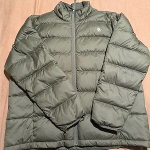 The North Face Green Puffer Jacket
